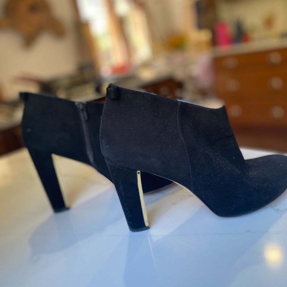 Kate Spade New York Black Women's Ankle Boots Suede